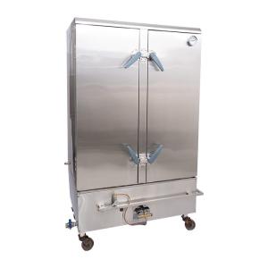 Tủ nấu cơm công nghiệp 24 khay 100kg, (dùng gas)