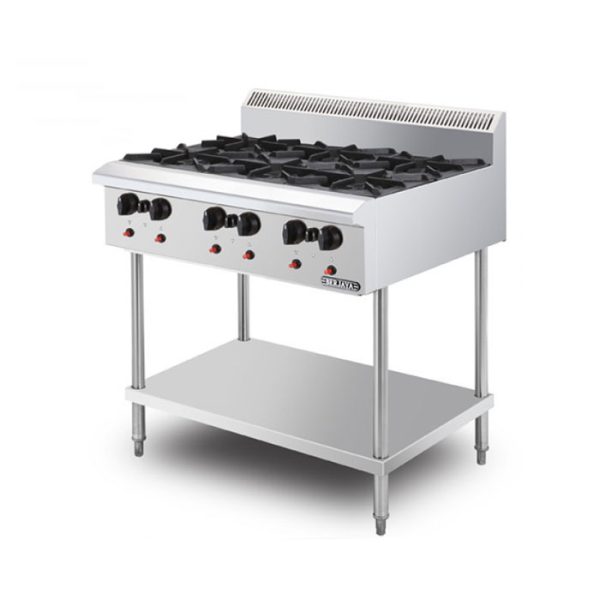 Bếp âu 6 họng chân đứng Berjaya OB6FS-17